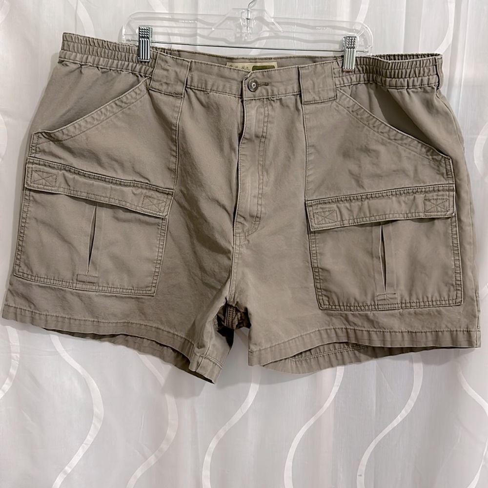 Cabela’s Outdoors, Tan, Elastic Waist Shorts, Size 46 - Picture 1 of 6